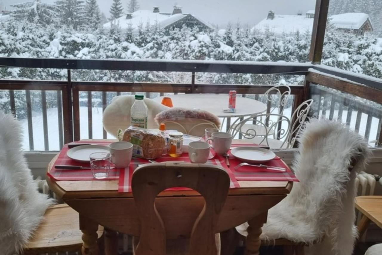 Charming Apt With Swimming Pool In Argentiere Chamonix Exterior foto
