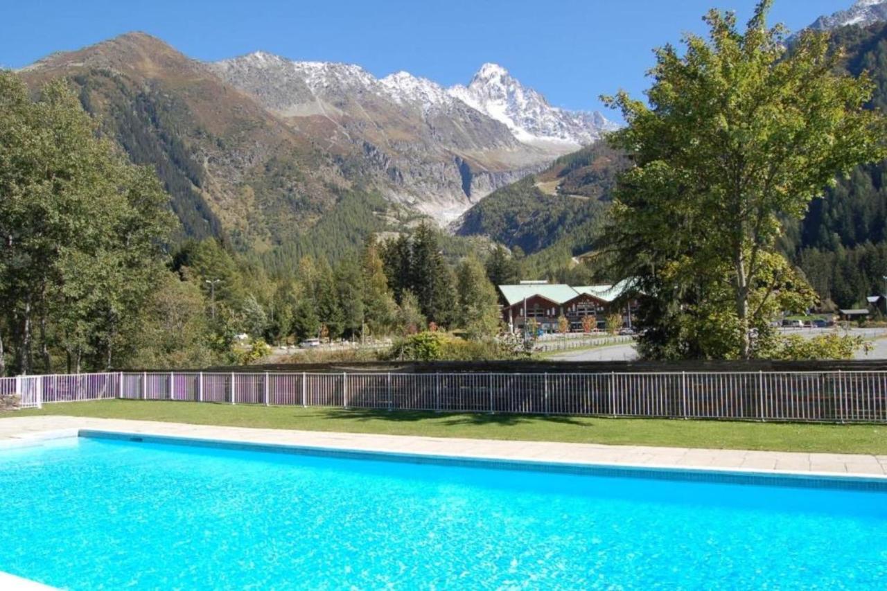 Charming Apt With Swimming Pool In Argentiere Chamonix Exterior foto