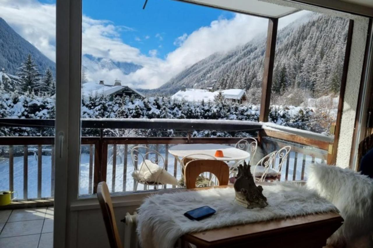 Charming Apt With Swimming Pool In Argentiere Chamonix Exterior foto