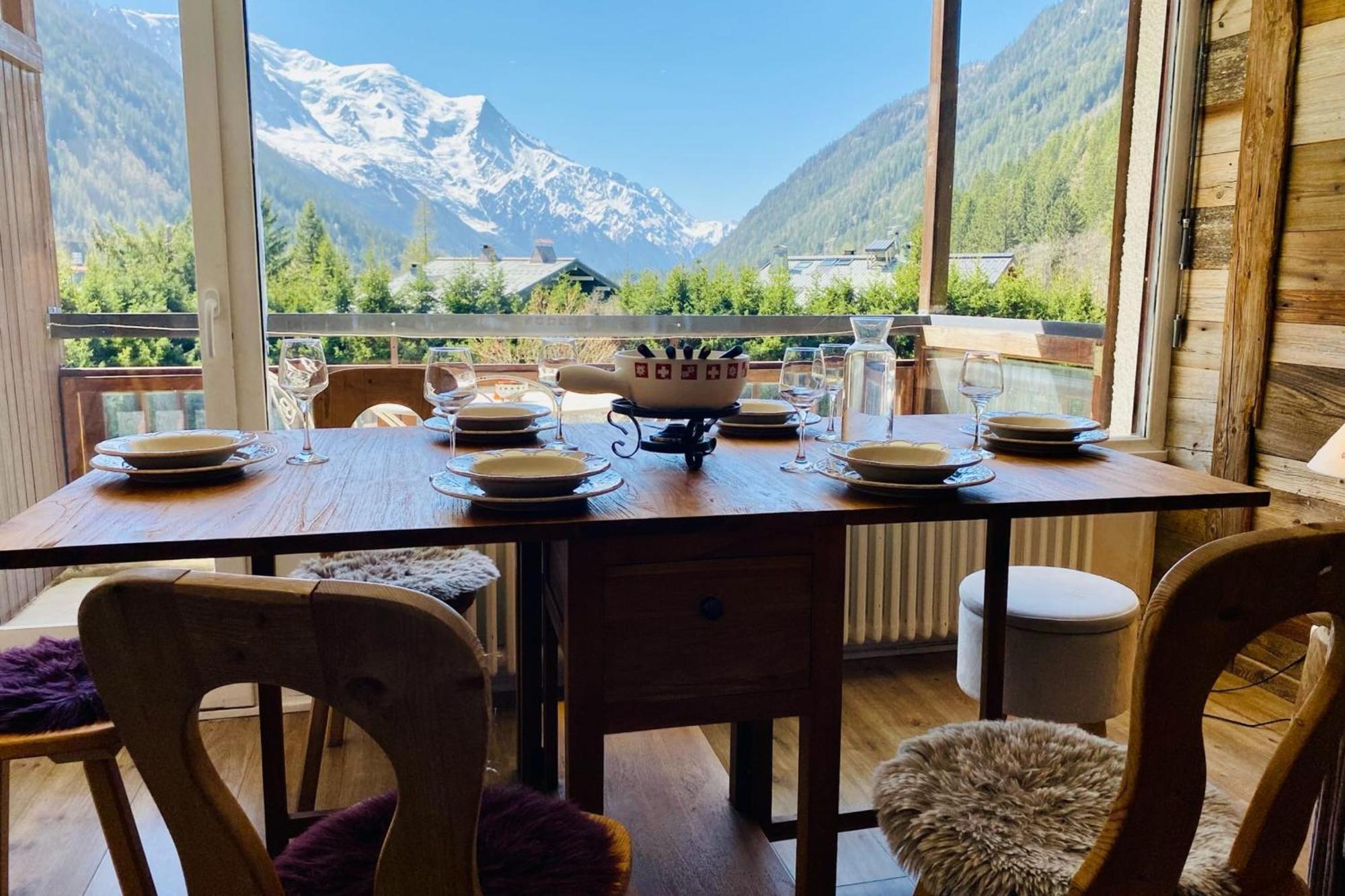 Charming Apt With Swimming Pool In Argentiere Chamonix Exterior foto